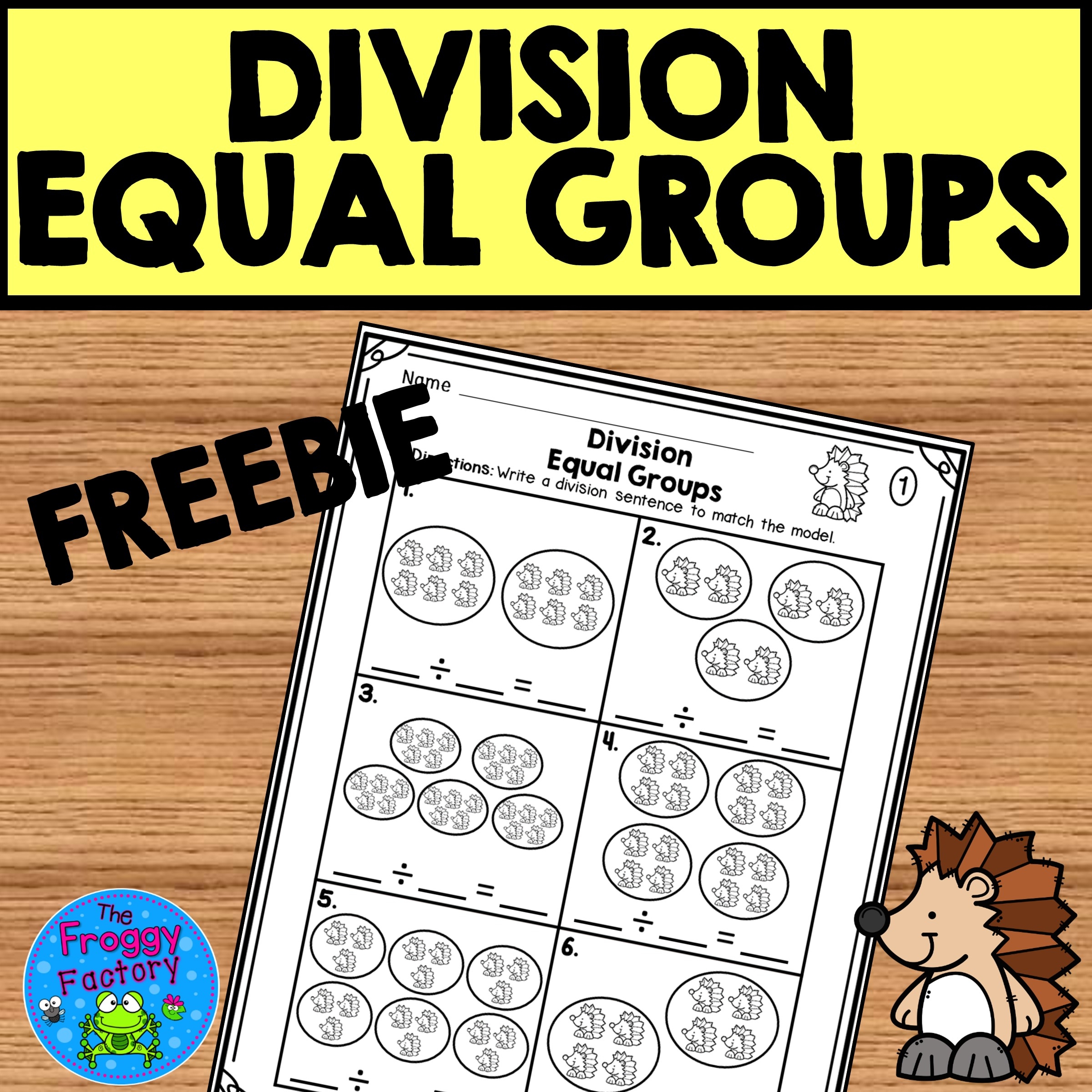 dividing into equal groups worksheets grade 3