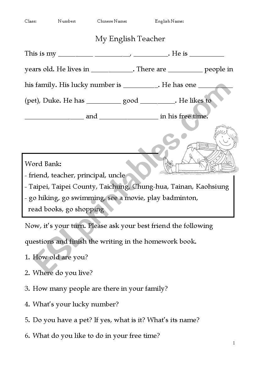 Easy Teacher Worksheets Ready To Print Teacher Worksheets Worksheets Library