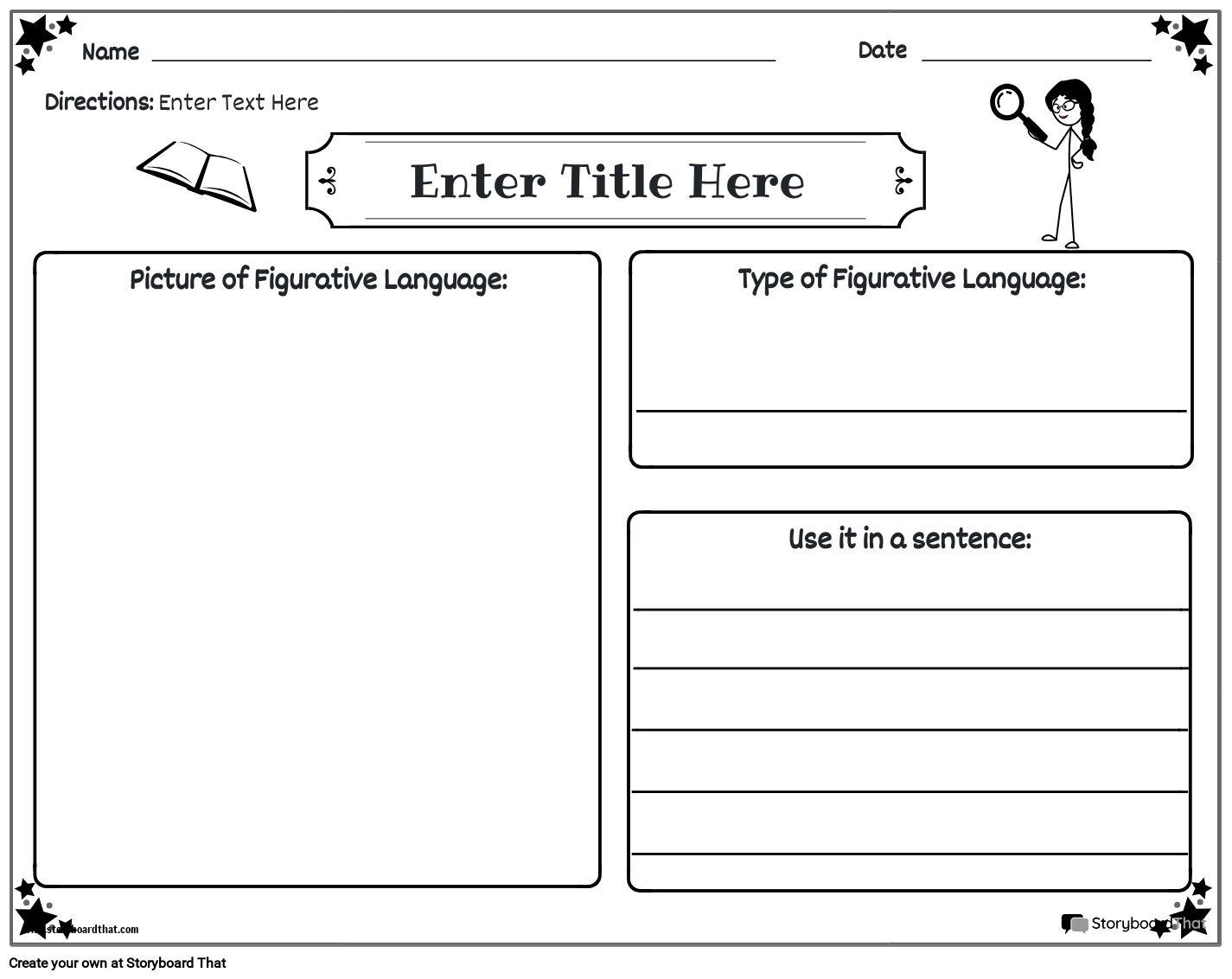figurative language worksheet figurative language worksheet