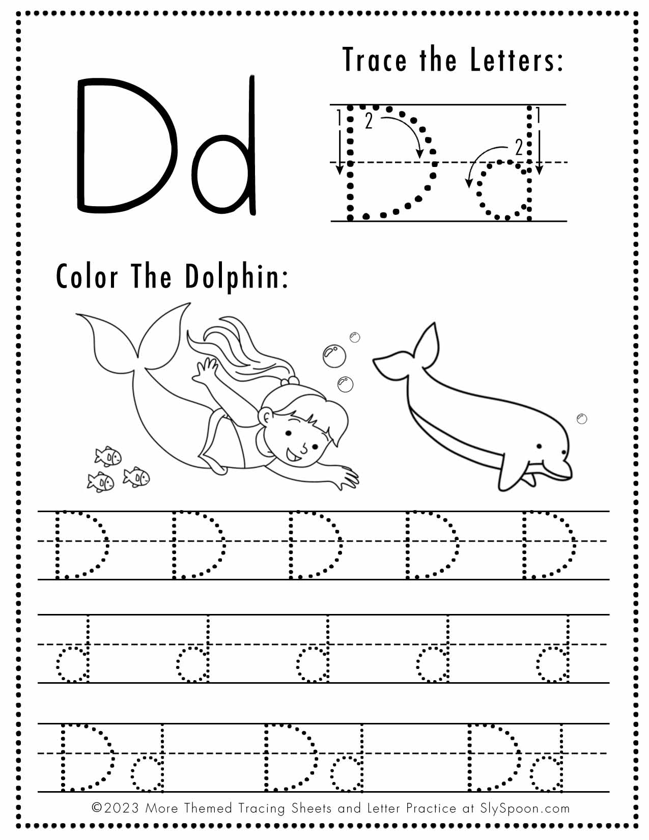 letter d worksheet letter d worksheet