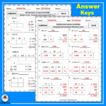 Free Area Model Multi Digit Multiplication Worksheets Made By Teachers