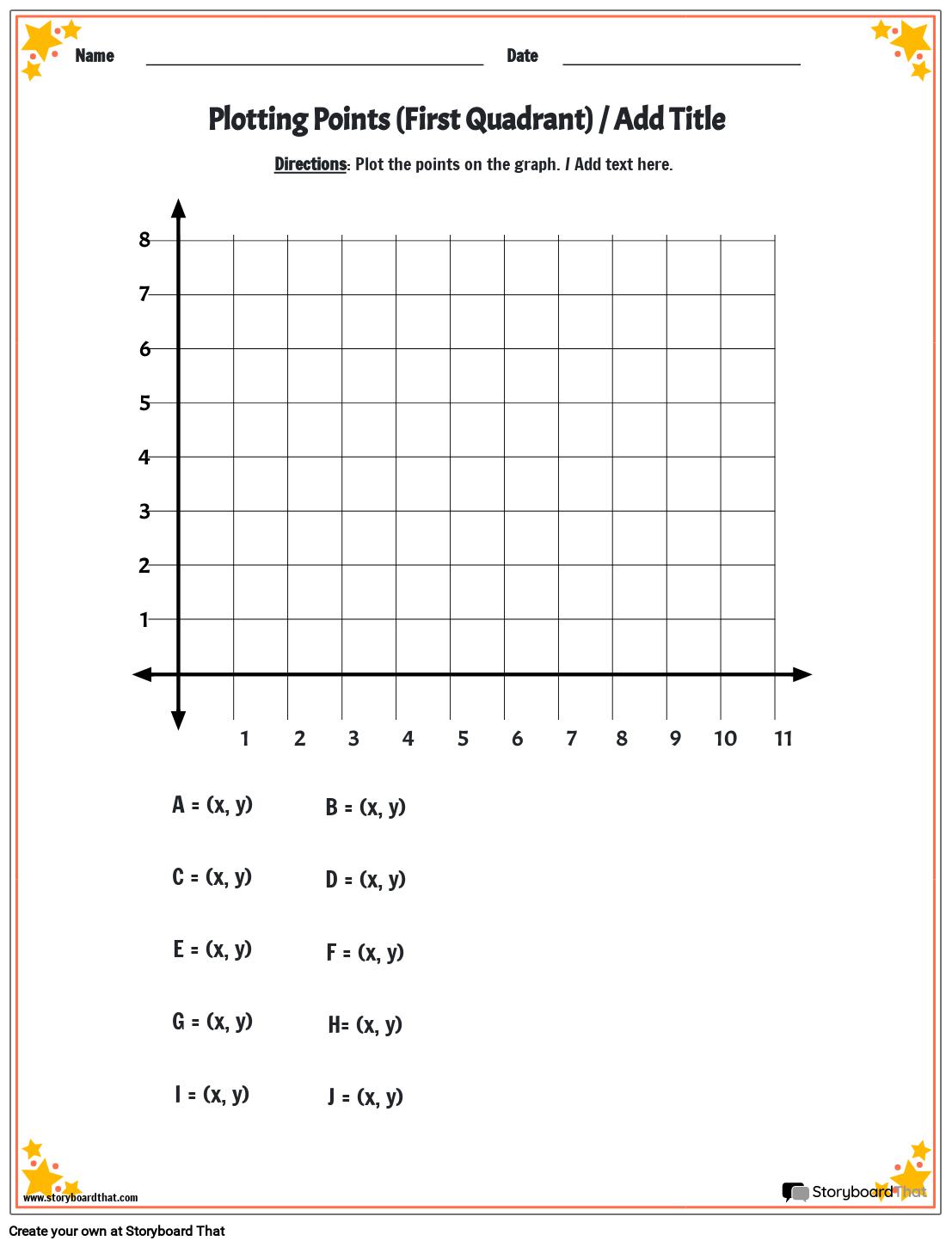 Free Coordinate Plane Worksheet Easy Graphing Worksheets Library