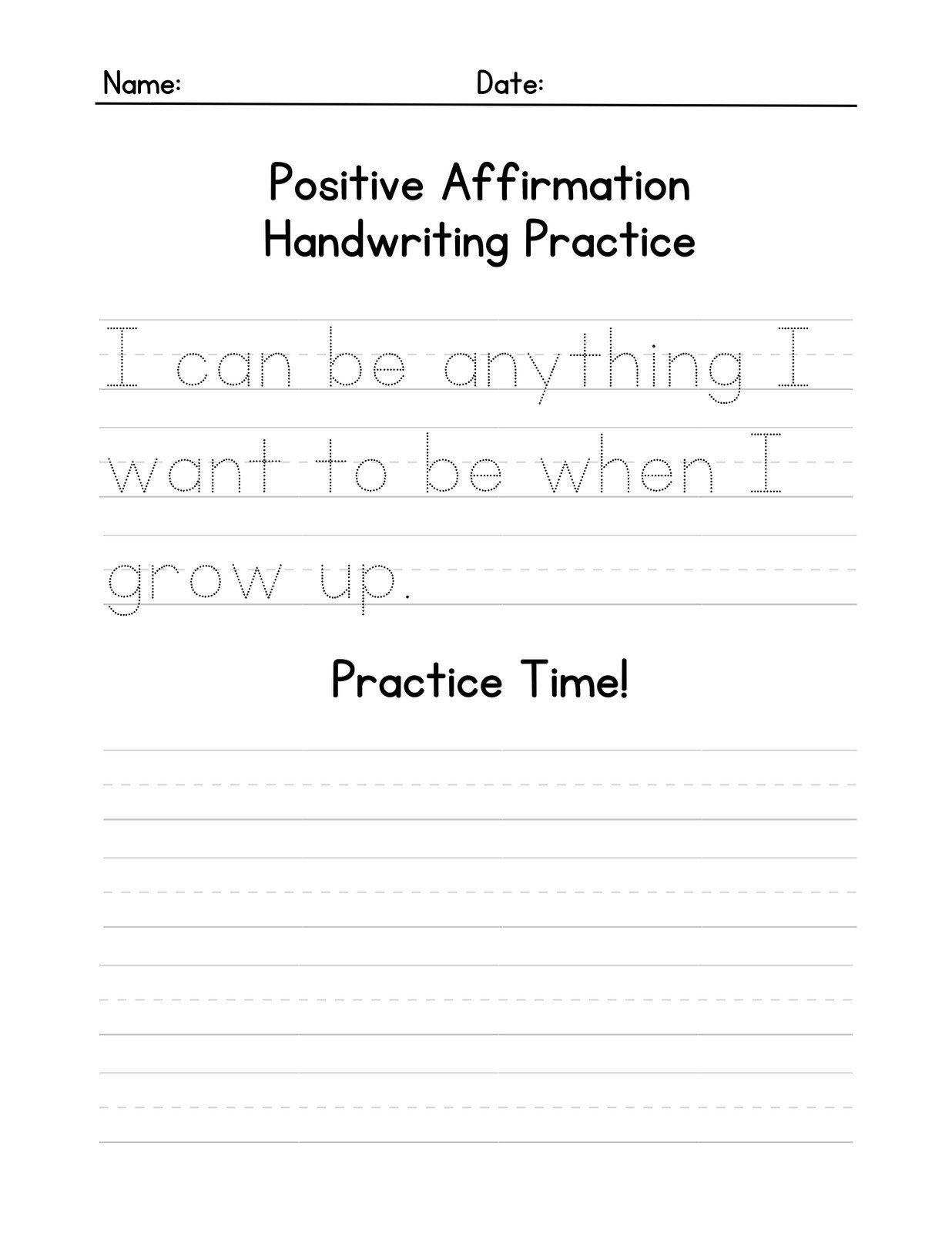 Free Custom Printable Handwriting Worksheet Templates Canva Worksheets Library