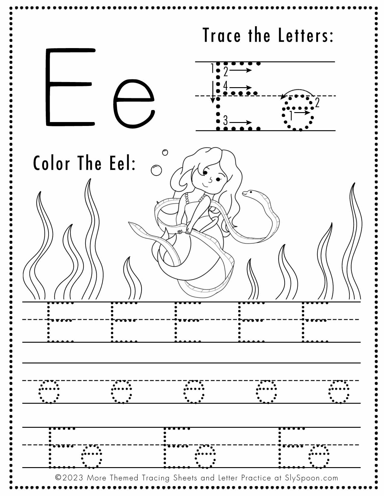 letter e worksheet letter e worksheet