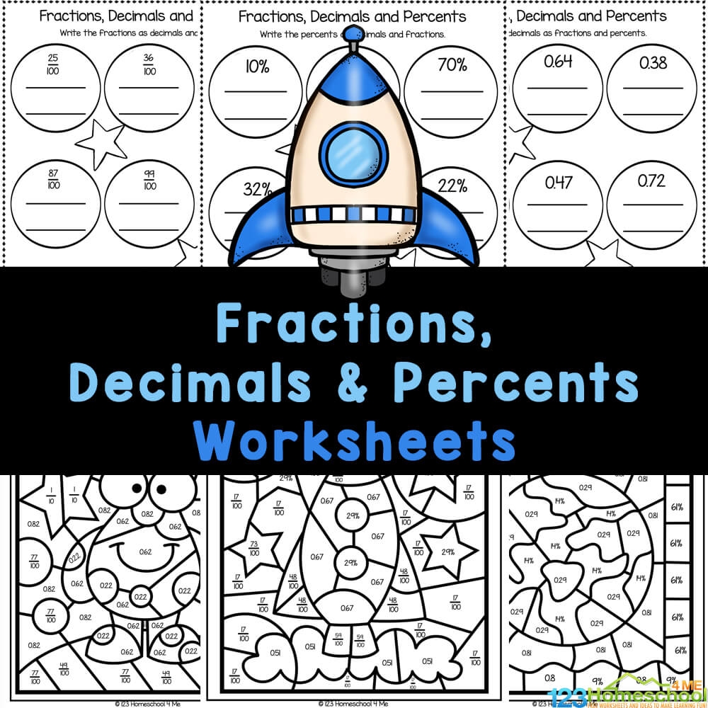 converting fractions to decimals super teacher worksheets