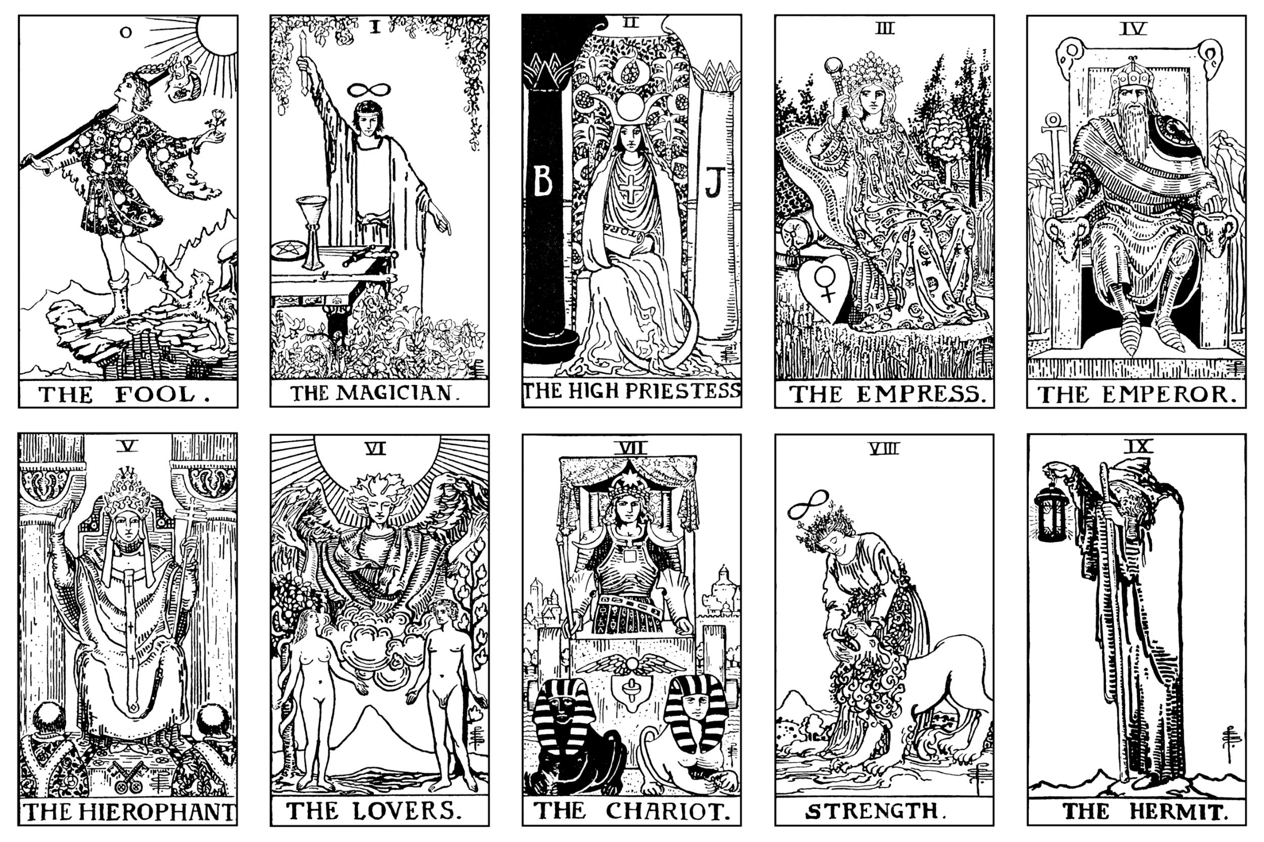 Free Printable Tarot Cards