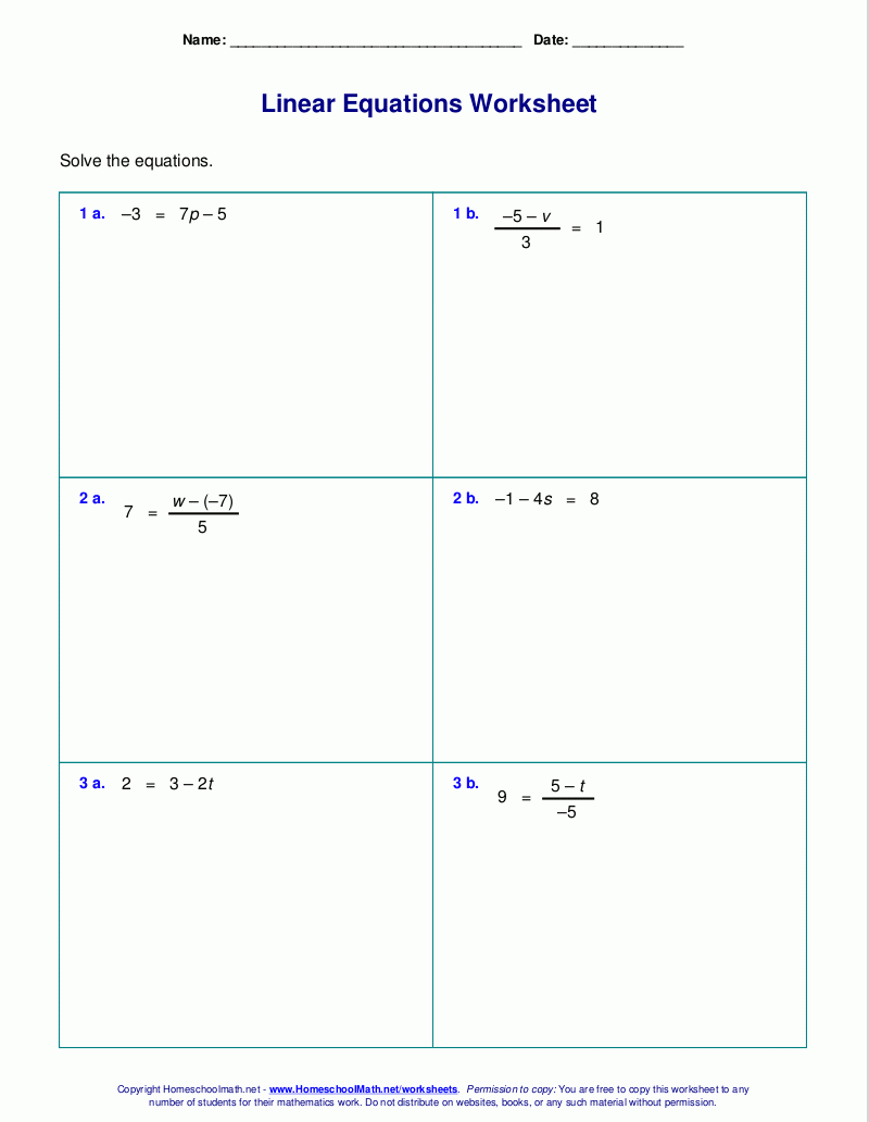 two step equations worksheet pdf