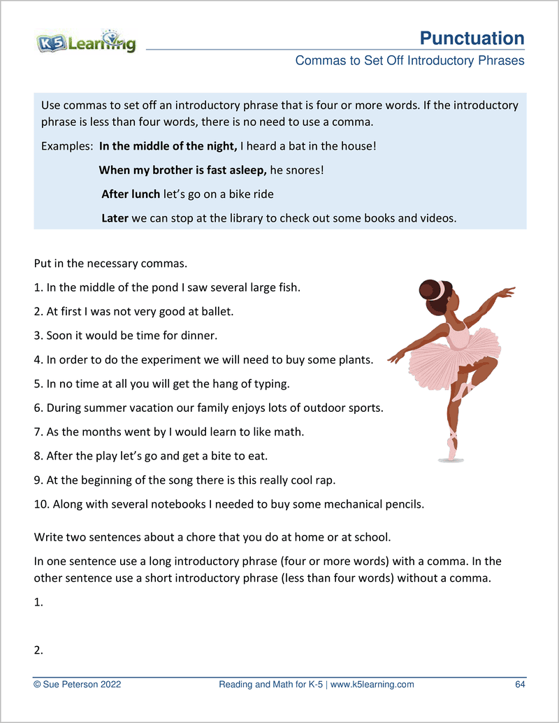 Grade 5 Grammar And Writing Workbook K5 Bookstore