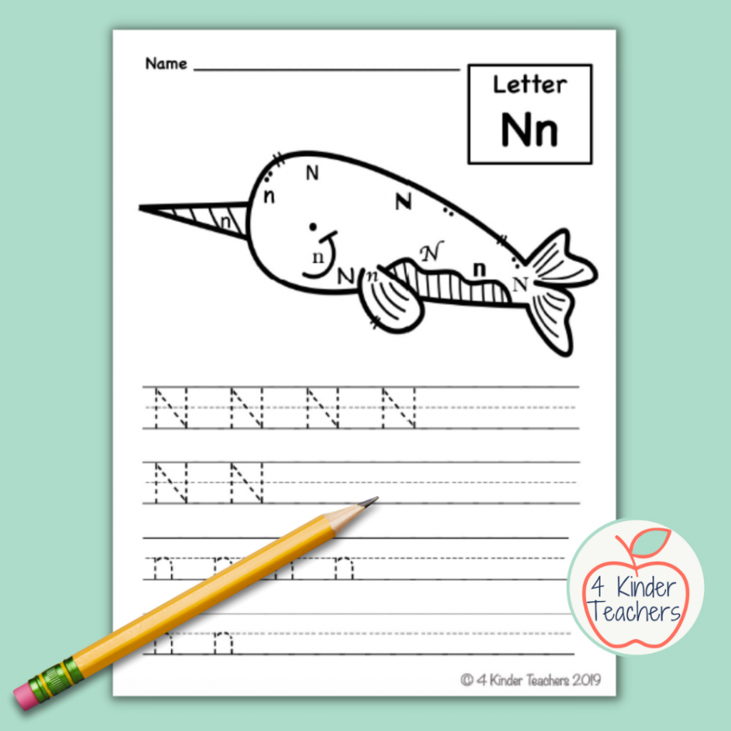 Handwriting Worksheets For Kindergarten 4 Kinder Teachers