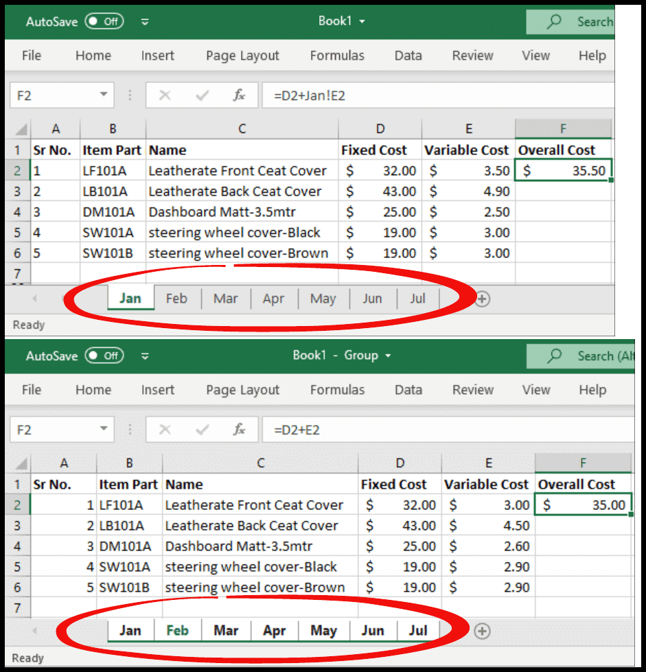 How One Can Group And Ungroup Worksheets In Microsoft Excel Worksheets Library