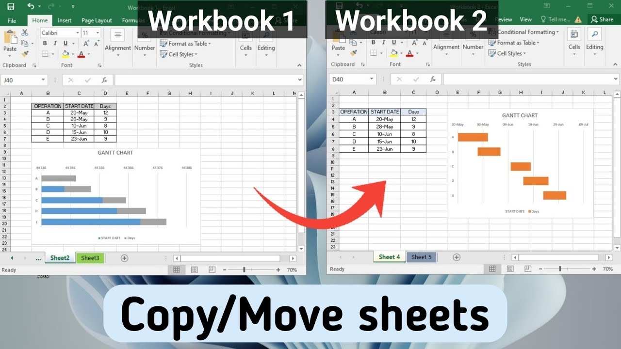 How To Copy Or Move Worksheet To Another Excel File Microsoft Excel YouTube