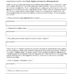 Inferences Worksheet 9 Reading Activity