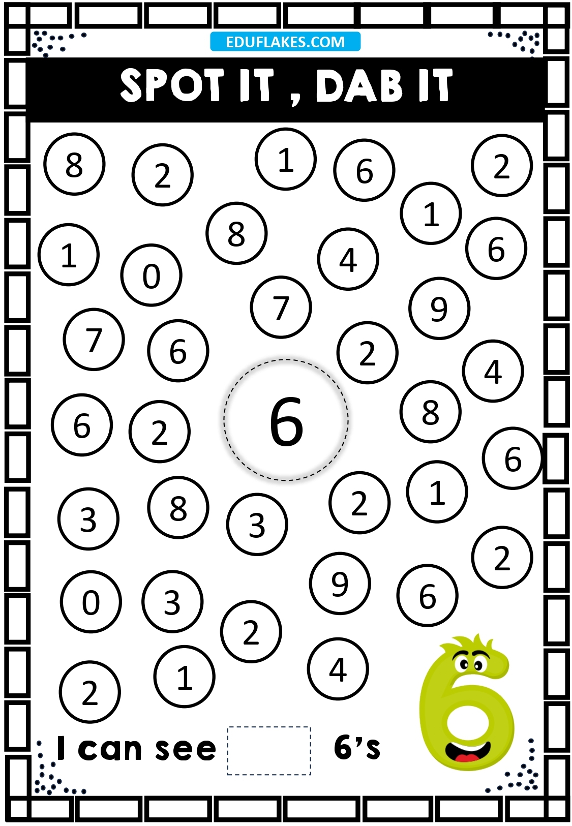 number recognition worksheets
