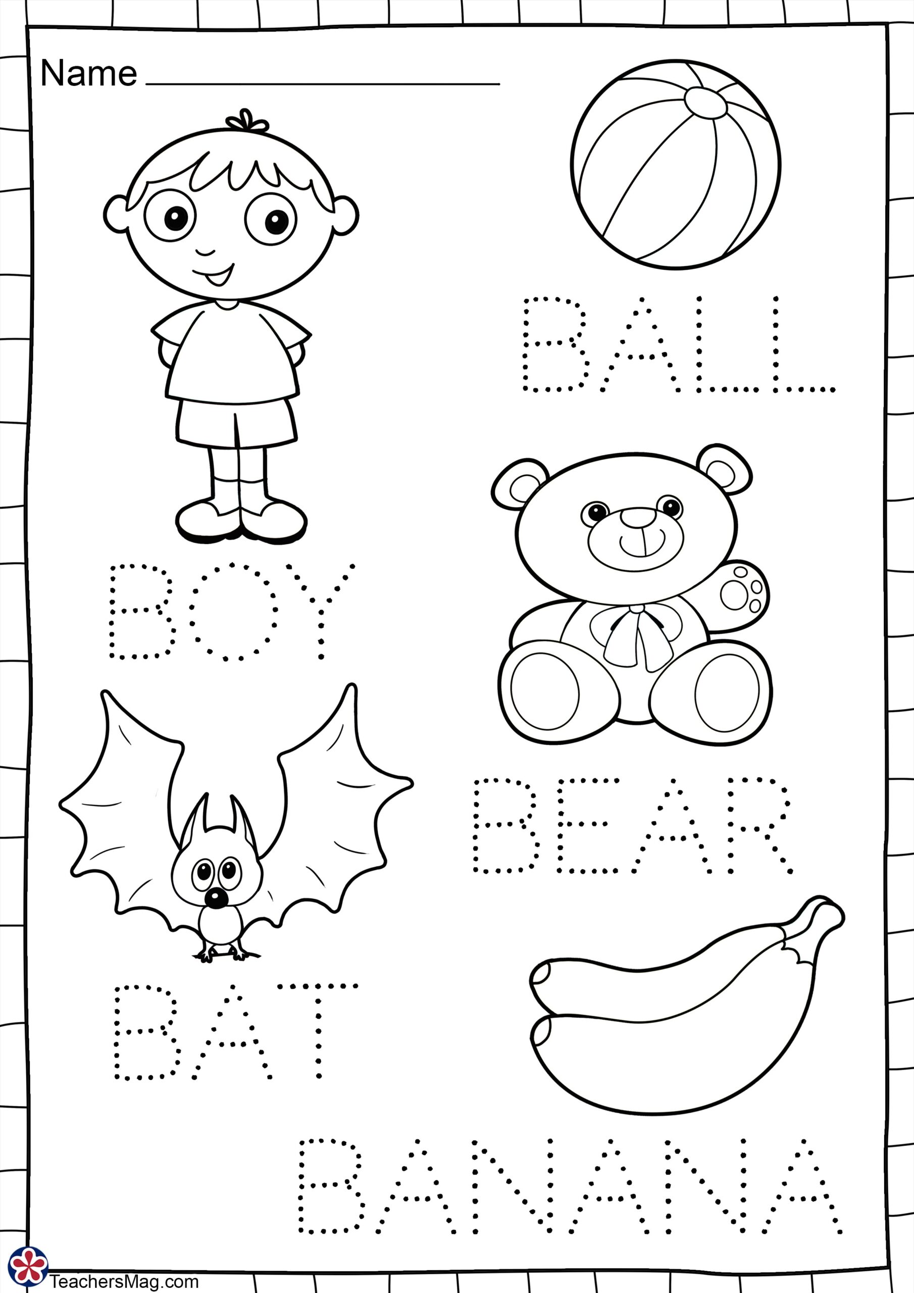 letter b worksheet letter b worksheet