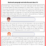 Main Idea Worksheets For Grade 1 Worsheets Library Worksheets Library