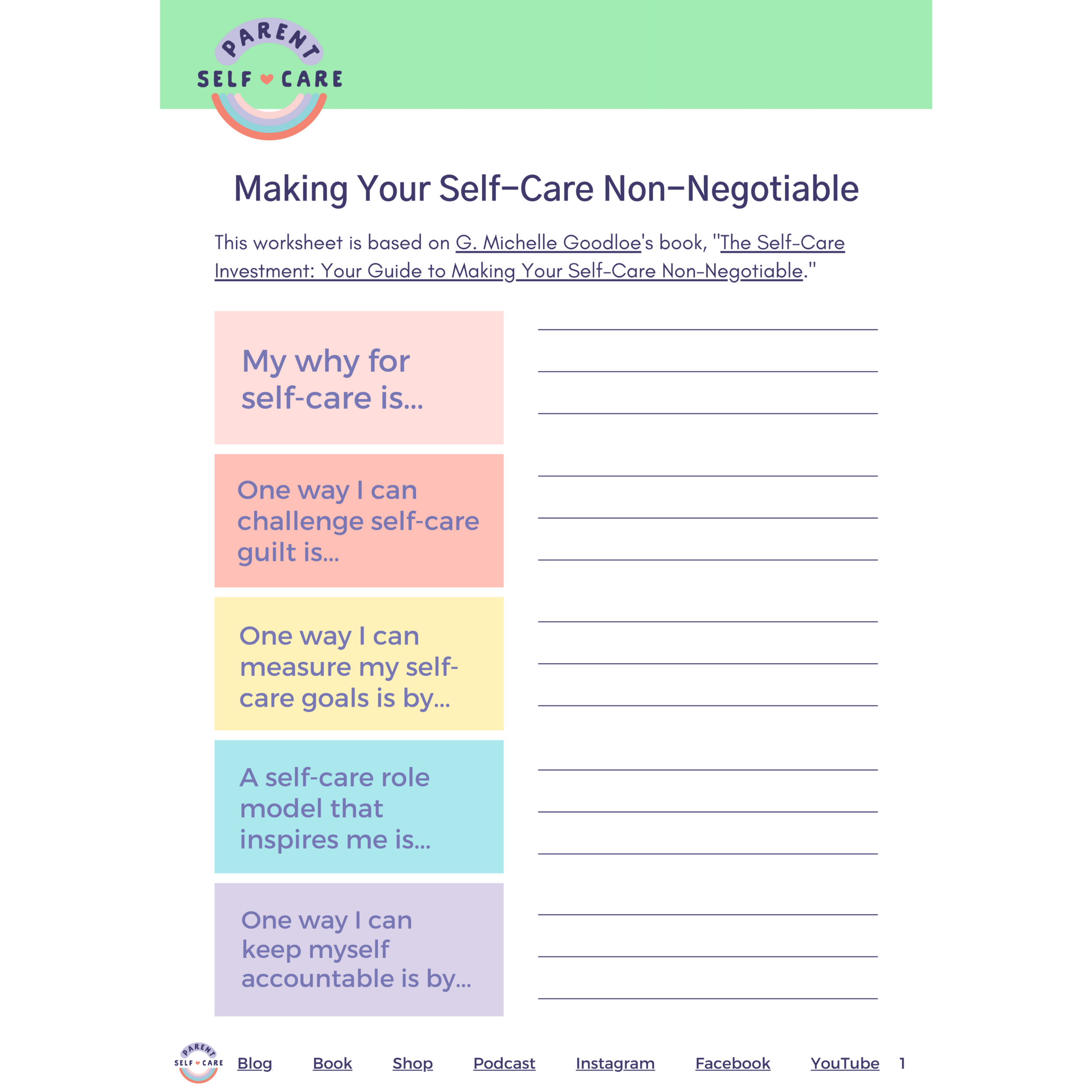 Making Your Self Care Non Negotiable Parent Self Care