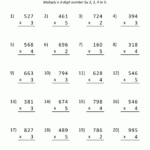 Math Multiplication Worksheets 4th Grade