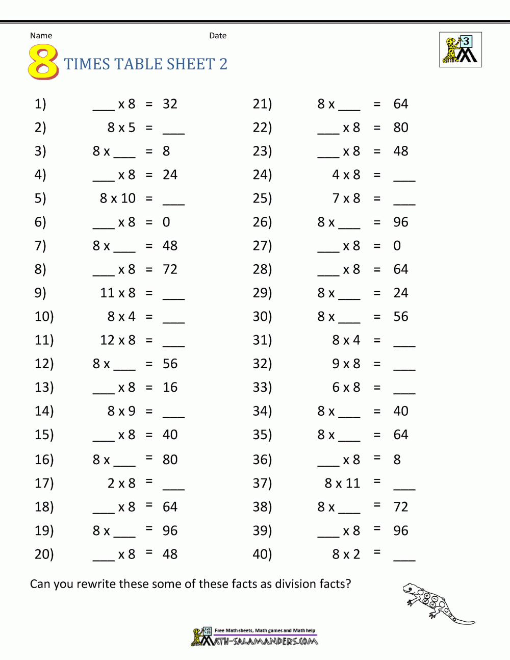 multiplication worksheets grade 3
