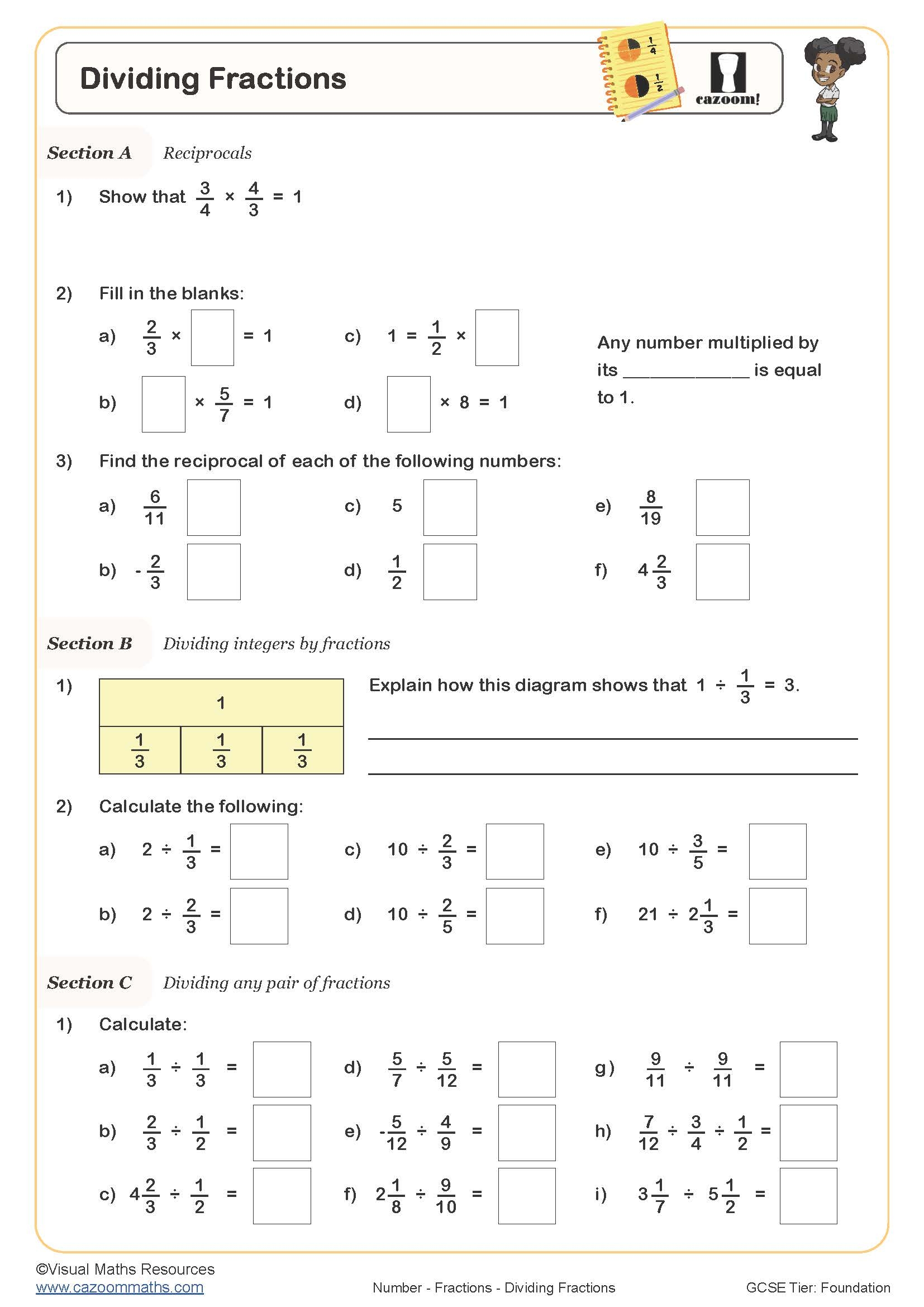 multiplying and dividing fractions worksheets multiplying and dividing fractions worksheets