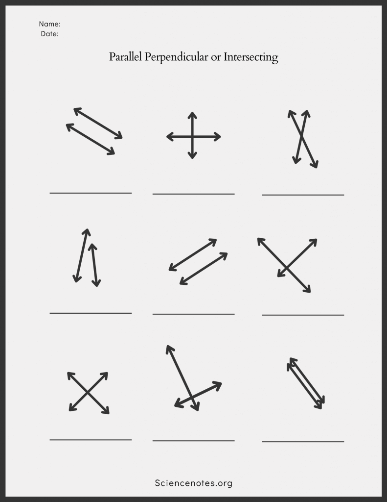 Parallel And Perpendicular Lines