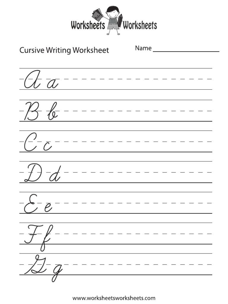 Practice Cursive Writing Worksheet PDF PDF Worksheets Library