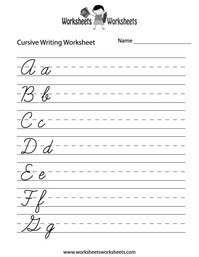 Practice Cursive Writing Worksheet Worksheets Worksheets Worksheets Library