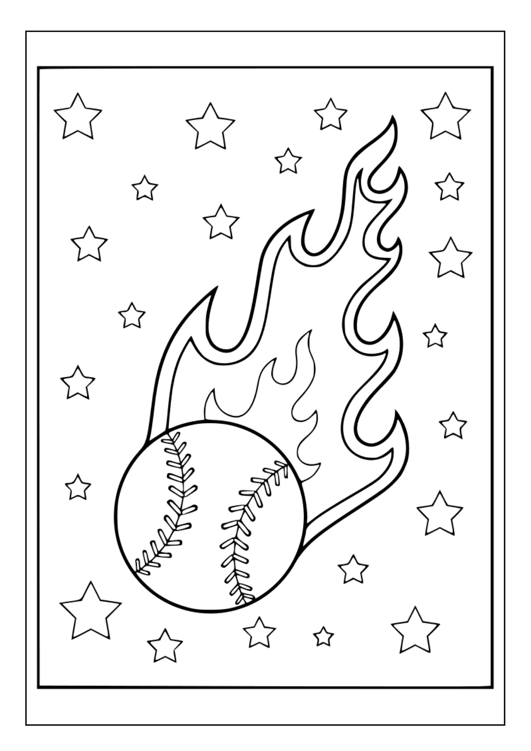 Printable Baseball Coloring Pages For Kids And Adults 100 Pages Instant Digital Download PDF Printable Baseball Player Coloring Sheets Etsy Israel