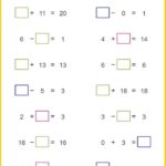 Printable First Grade Math Worksheets Free Download