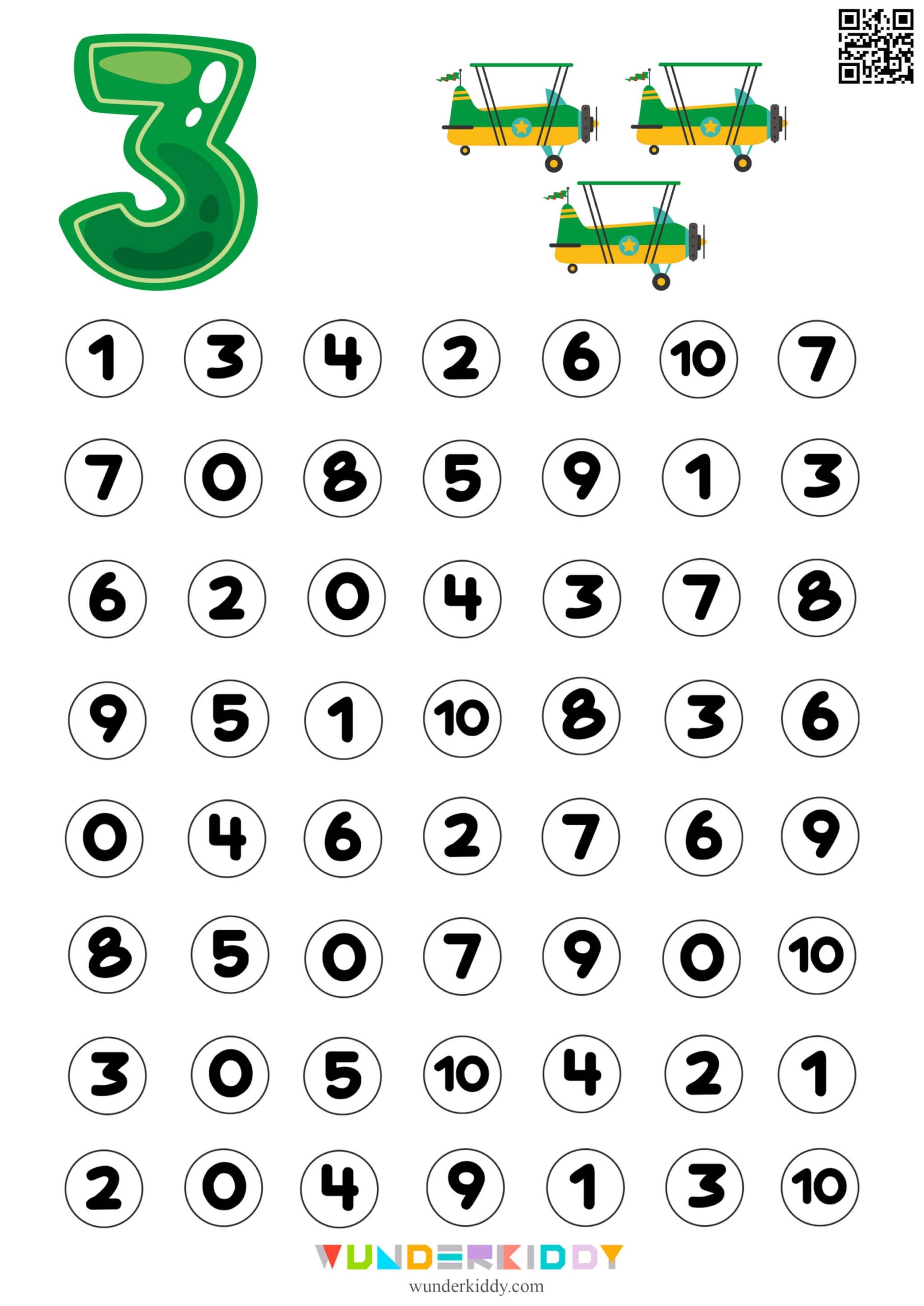 Printable Number Recognition Worksheet For Kindergarten Worksheets Library