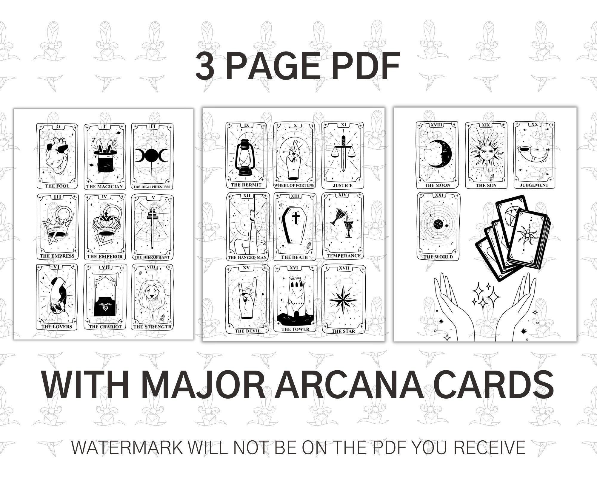 one tarot card draw worksheet pdf free