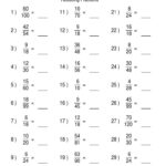 Reduce Fractions PDF Worksheets Library