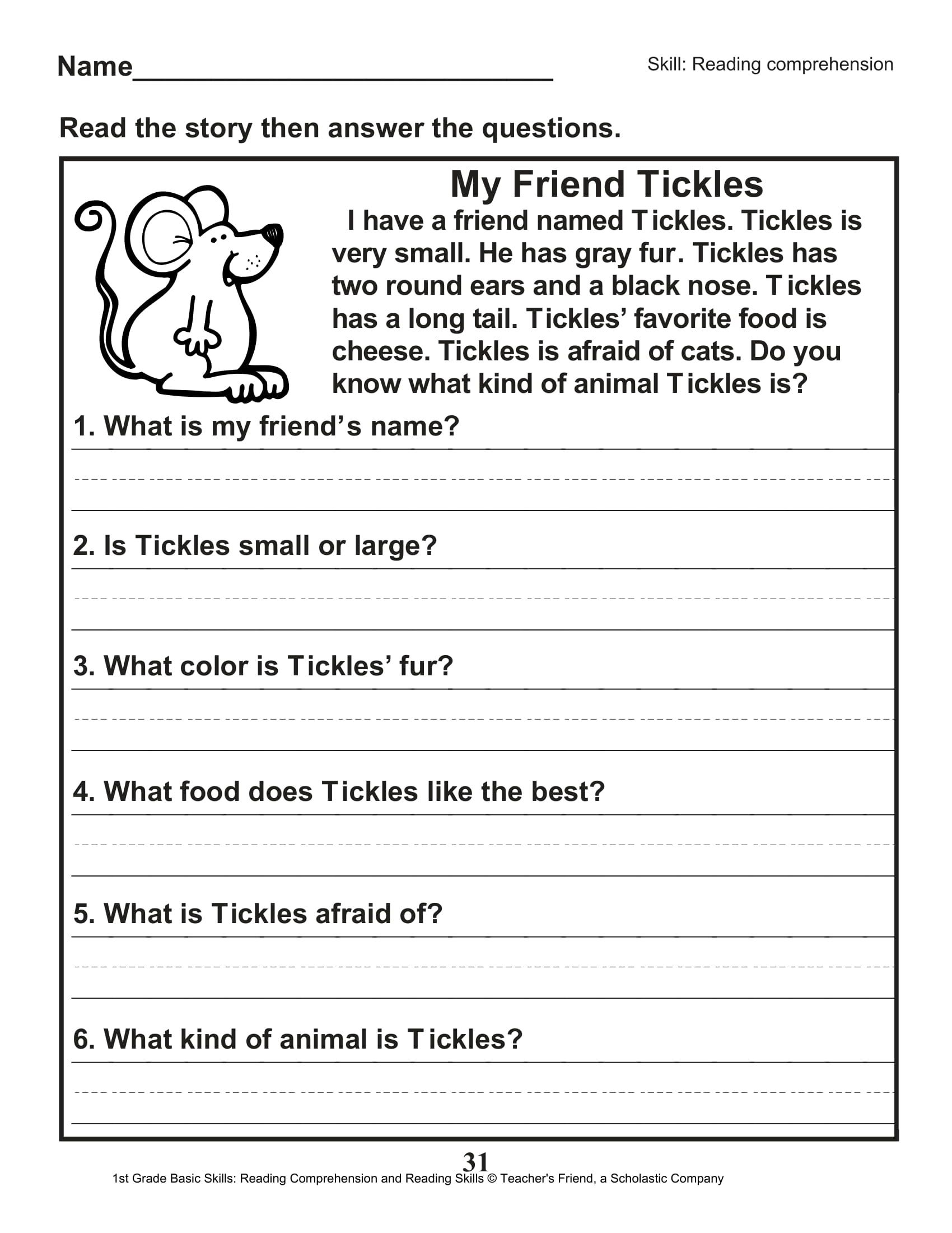 Scholastic Teachables formerly Scholastic Printables Scholastic Worksheets Library