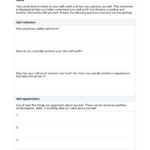 Self Worth Worksheet