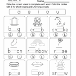 Short Or Long Vowel Worksheet For 1st Grade Free Printable 