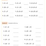 Simplifying Radicals B Worksheet Fun And Engaging Algebra I PDF Worksheets Cazoom Math