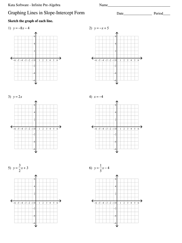 finding slope from a graph worksheet