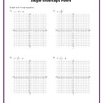 Slope Intercept Form Worksheets