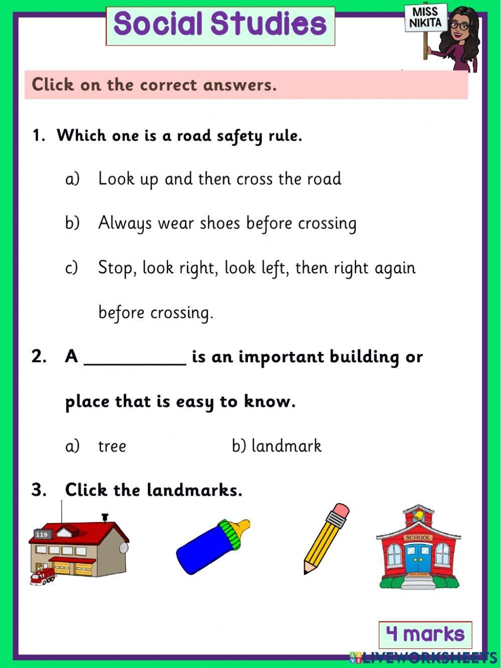 Social Studies Test Miss Dwarka Live Worksheets Worksheets Library
