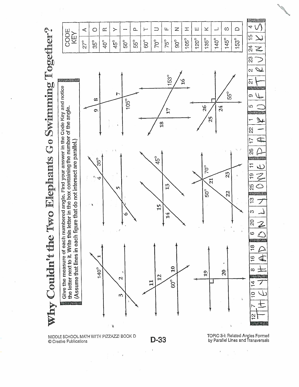 angle relationships worksheet