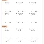 Solving Systems Of Linear Equations Worksheet Fun And Engaging Algebra I PDF Worksheets Cazoom Math