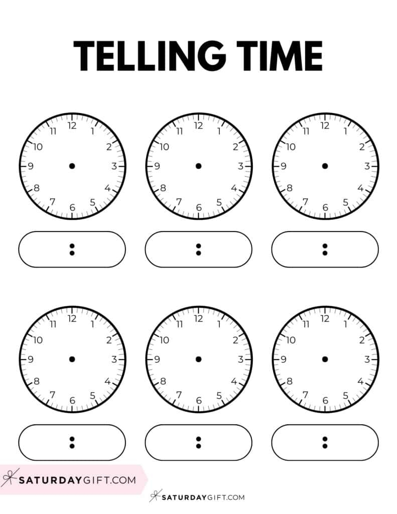 telling time worksheet telling time worksheet