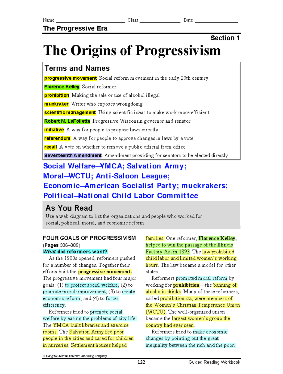 THE Progressive Era Goals Reforms And Key Figures In History Studocu