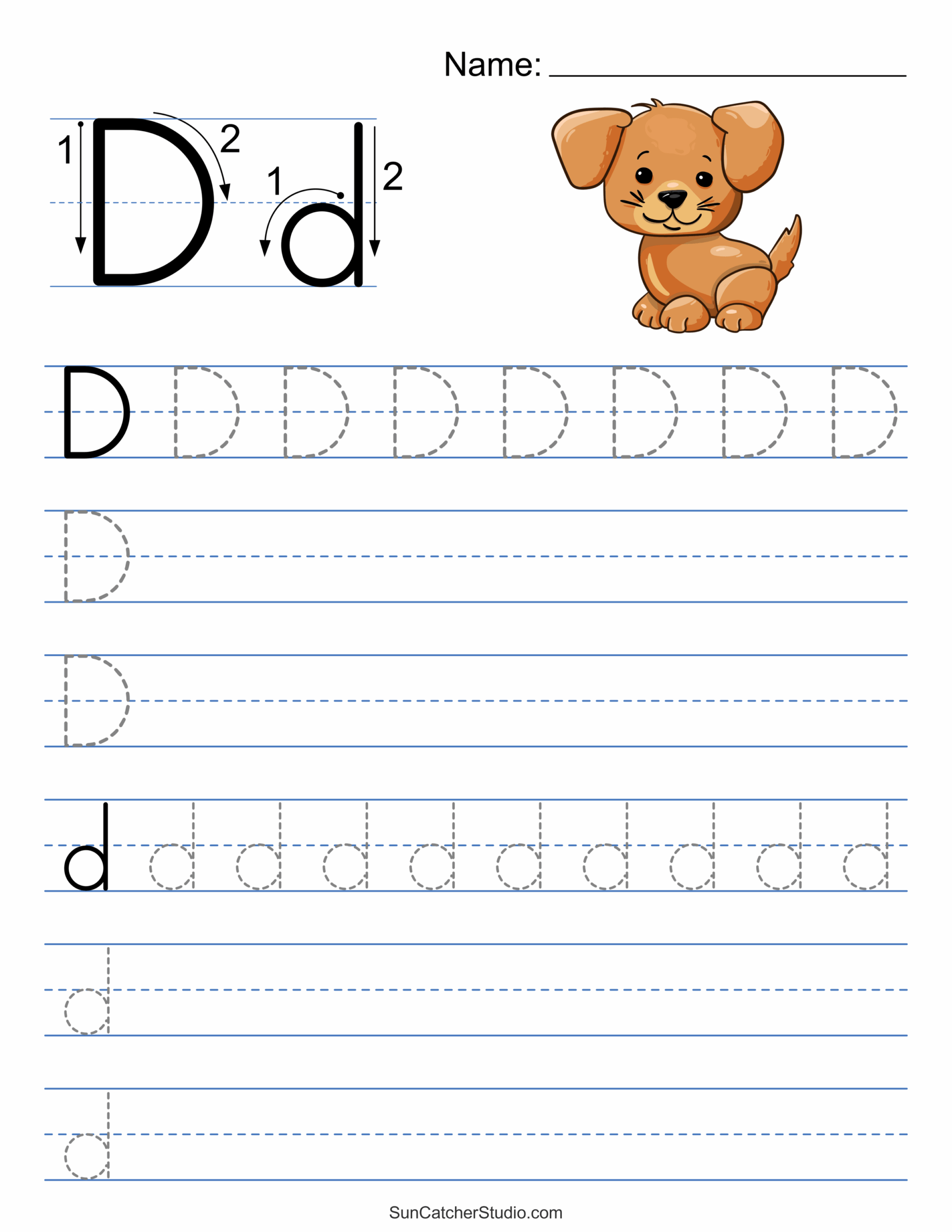 alphabet tracing worksheets