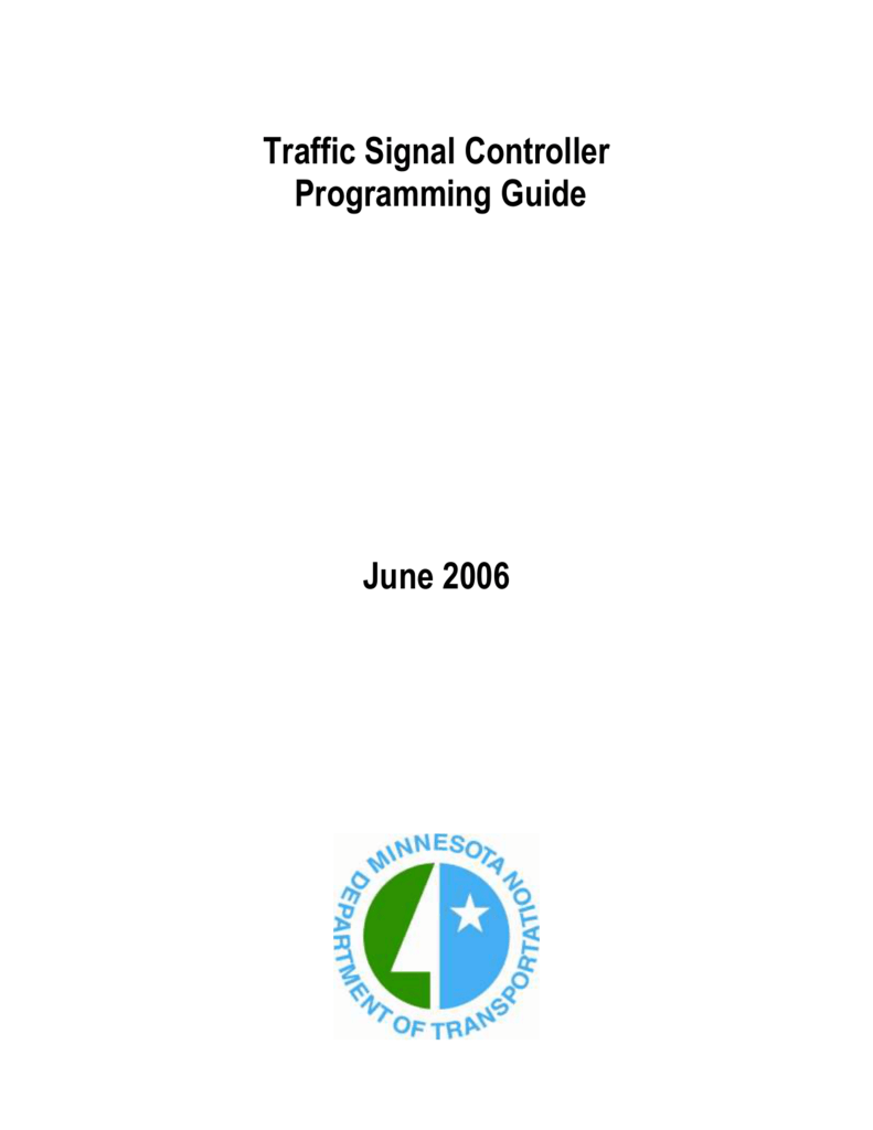 Traffic Signal Controller Programming Guide